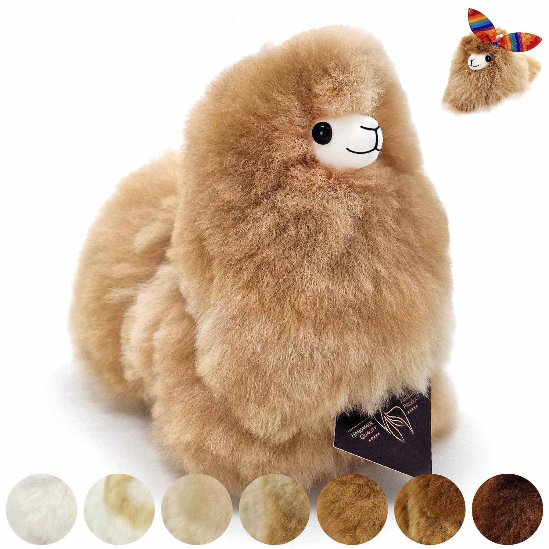 Naturals - Mini (15cm) - Alpaca Stuffed Animal