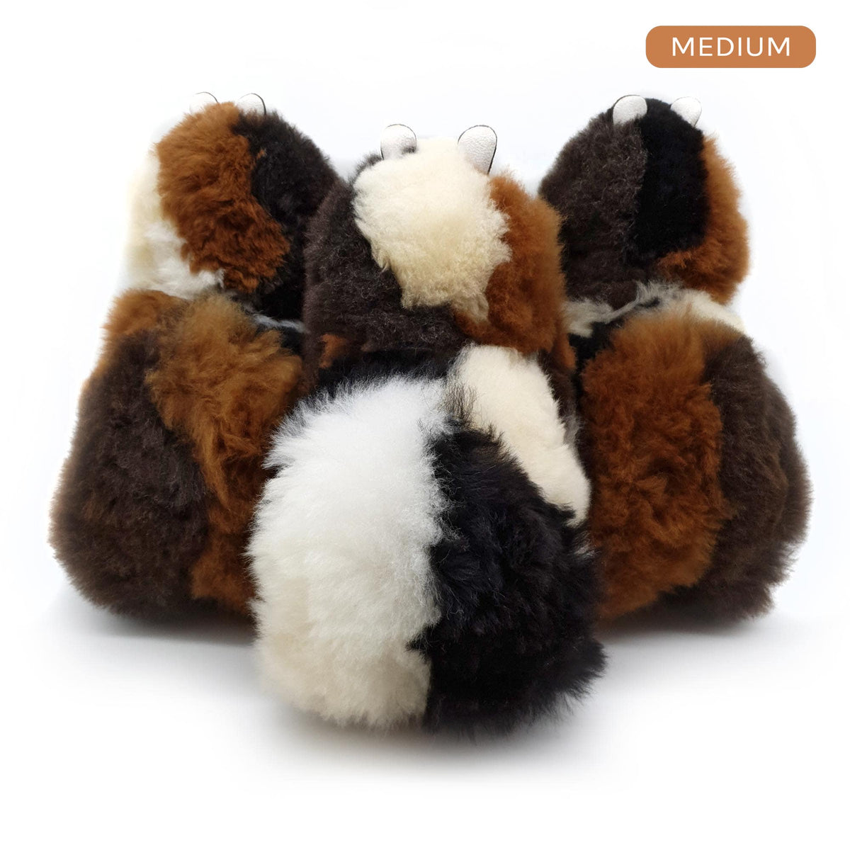 Dark Calico - Medium Alpaca-speelgoed (32 cm) - Beperkte editie