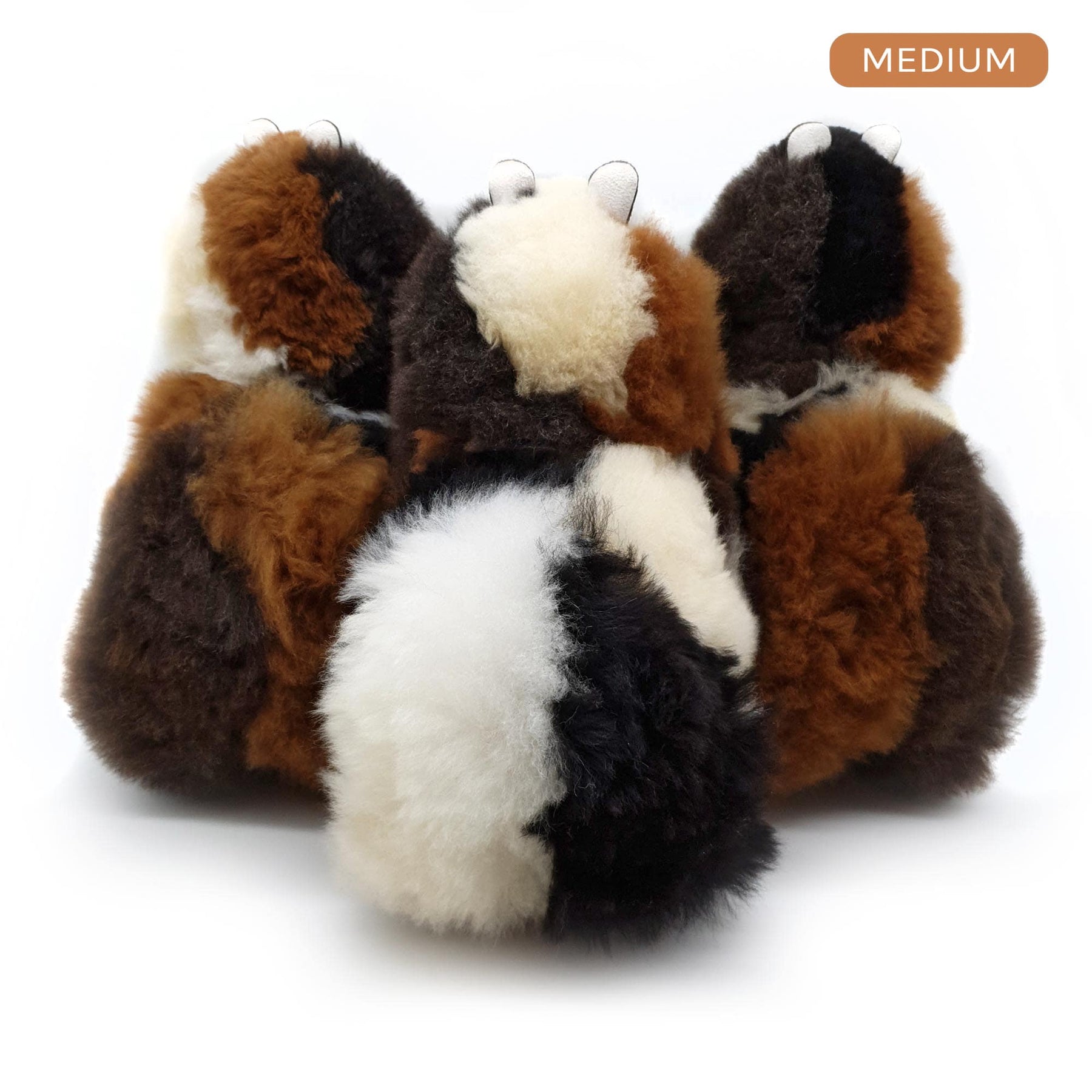 Dark Calico – Mittelgroßes Alpaka-Spielzeug (32 cm) – limitierte Auflage