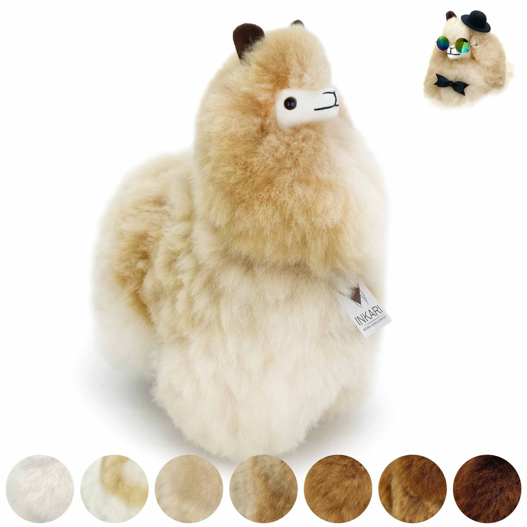 Naturals - All Sizes ❤ Fluffy Toy Stuffed Animal Fairtrade Gift