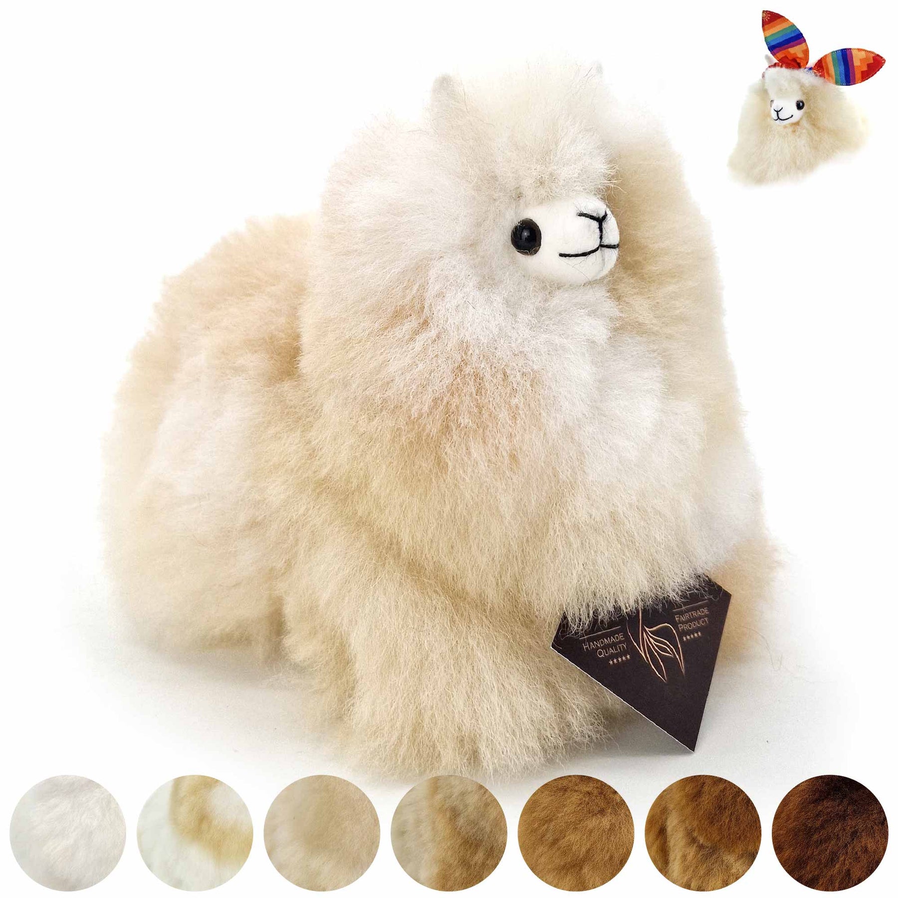 Naturals - Mini (15cm) - Alpaca Stuffed Animal