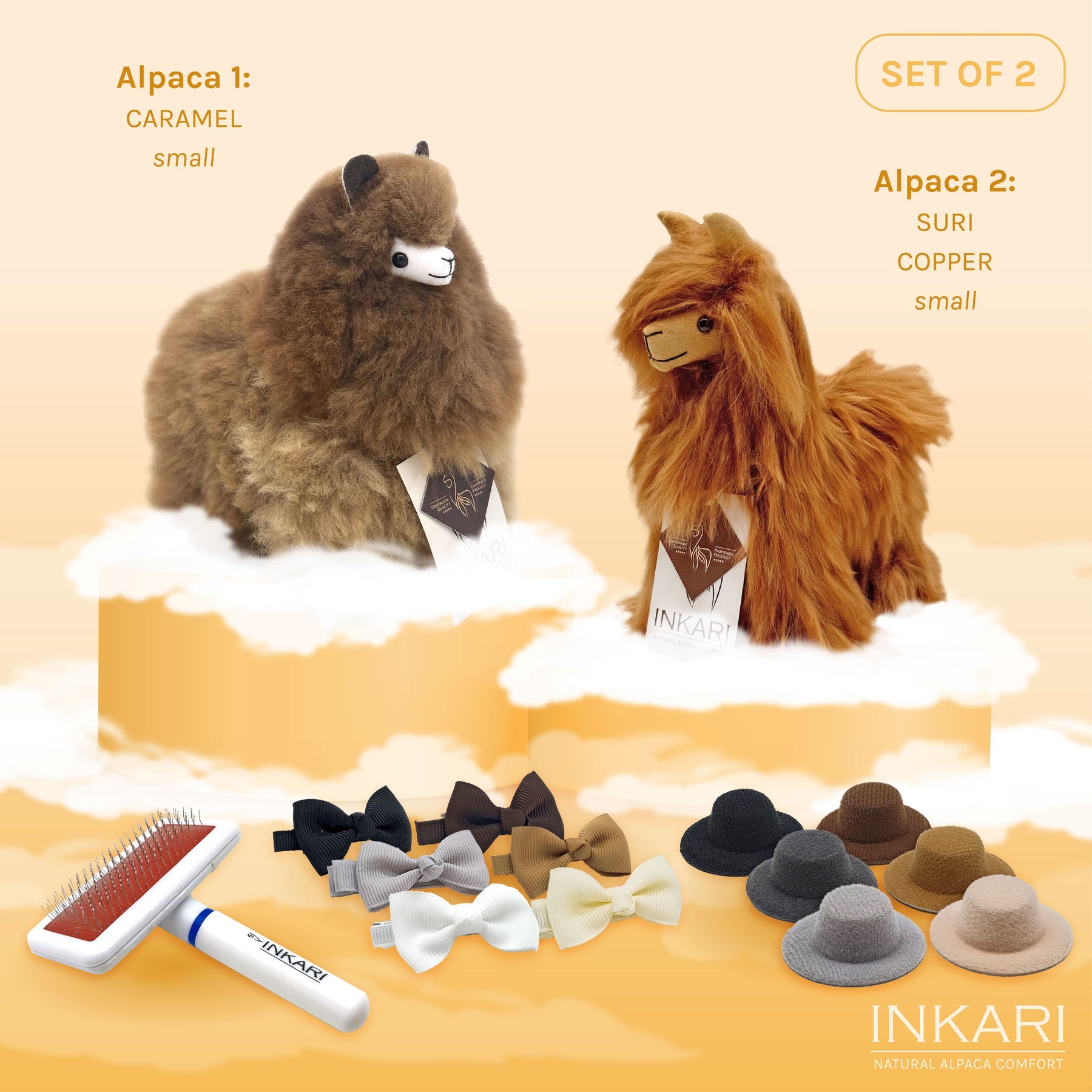 SET OF 2 Alpacas (23cm) ❤ Limited Offer