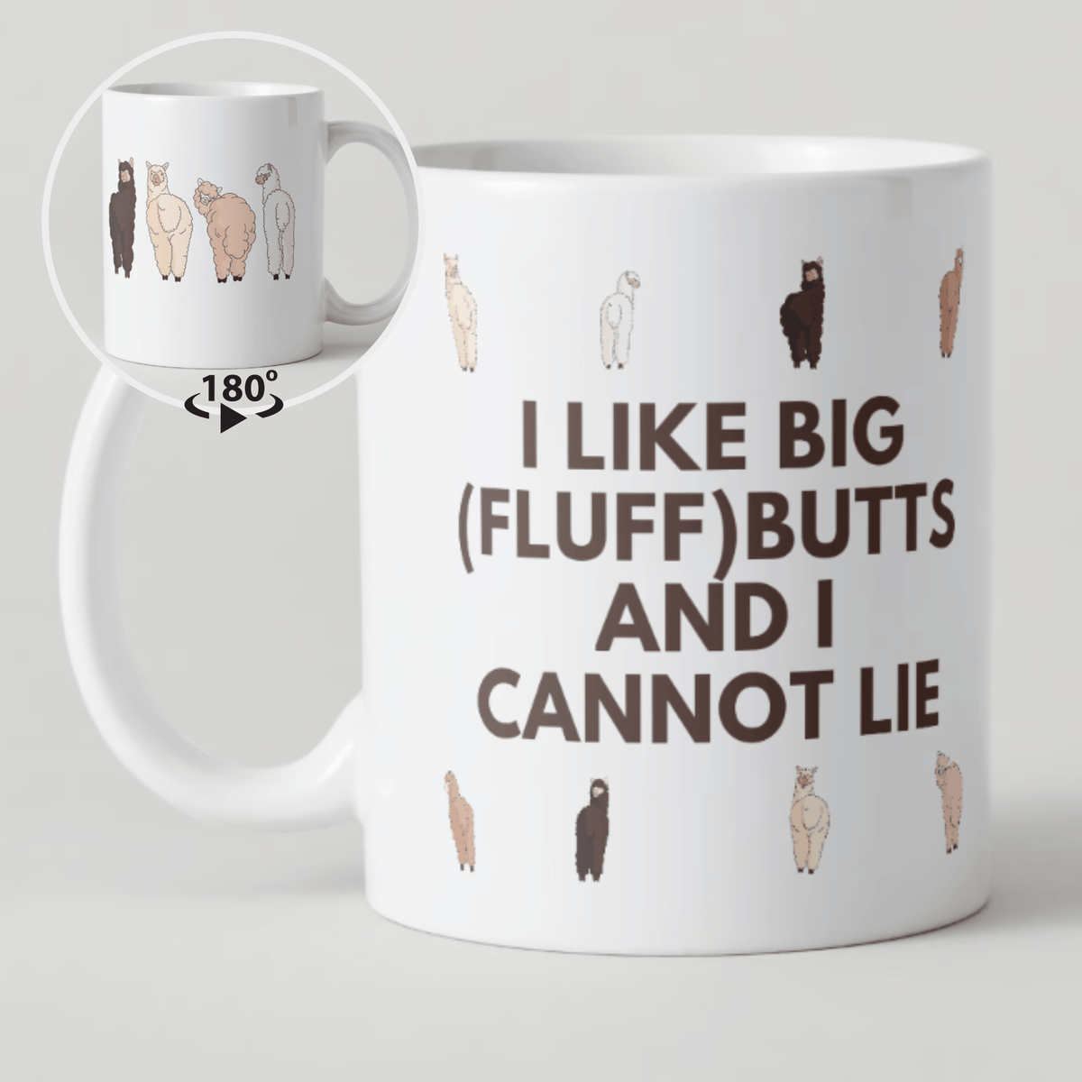 Coffee Mug - I Like Big (Fluff)Butts