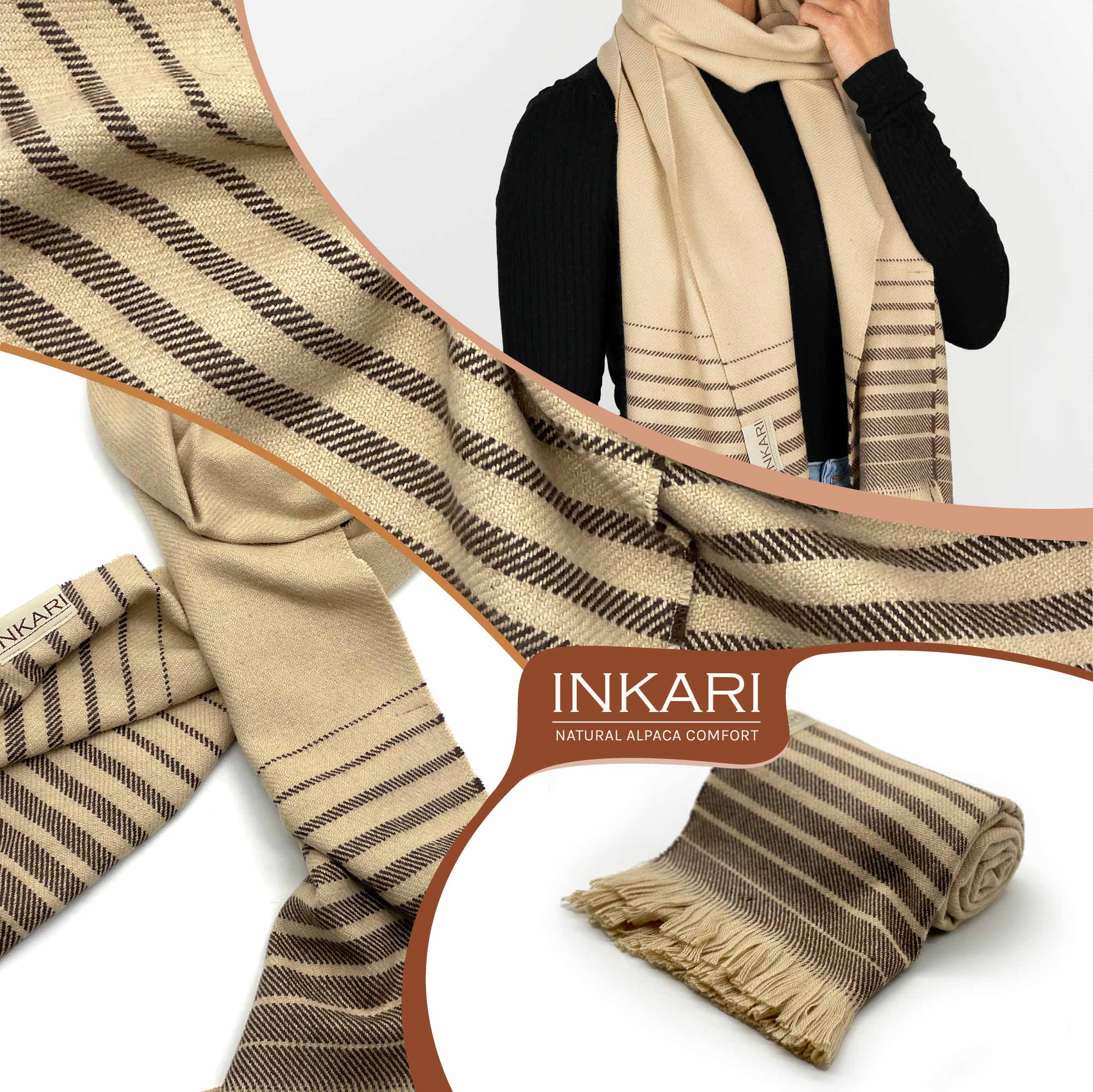 Alpaca Scarves - Nazca