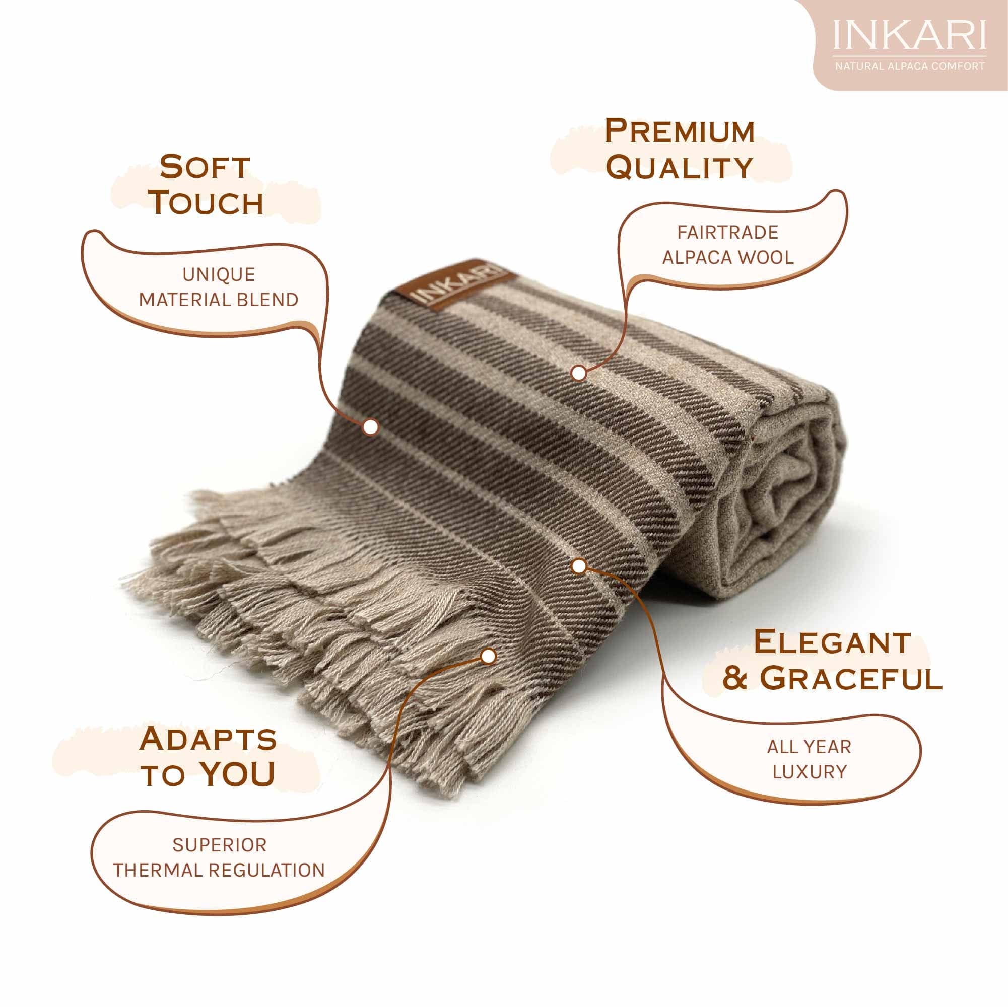 Alpaca Scarves - Nazca