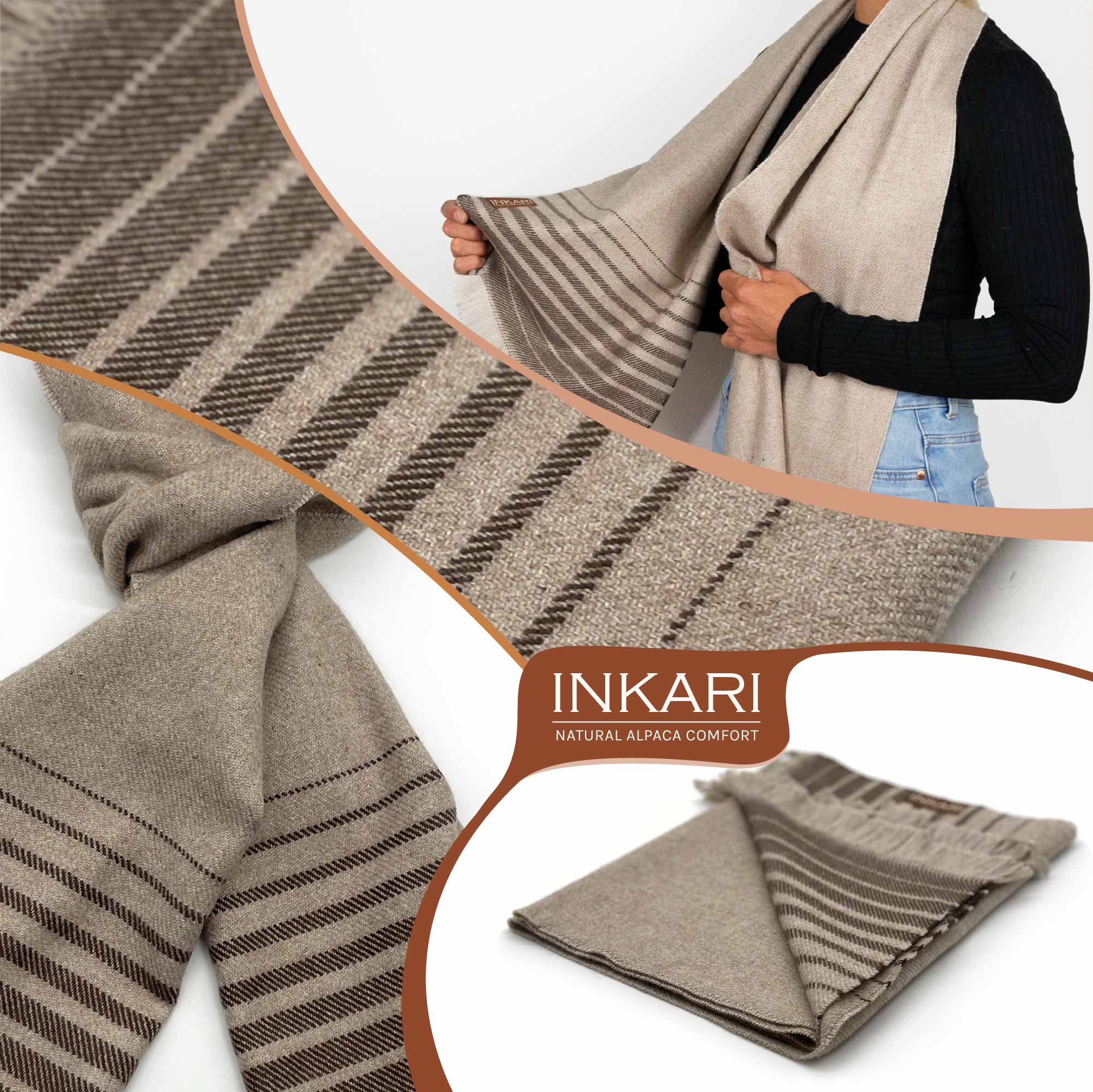 Alpaca Scarves - Nazca