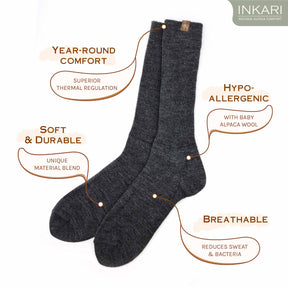 Alltagskleid für Herren – Alpaka-Socke