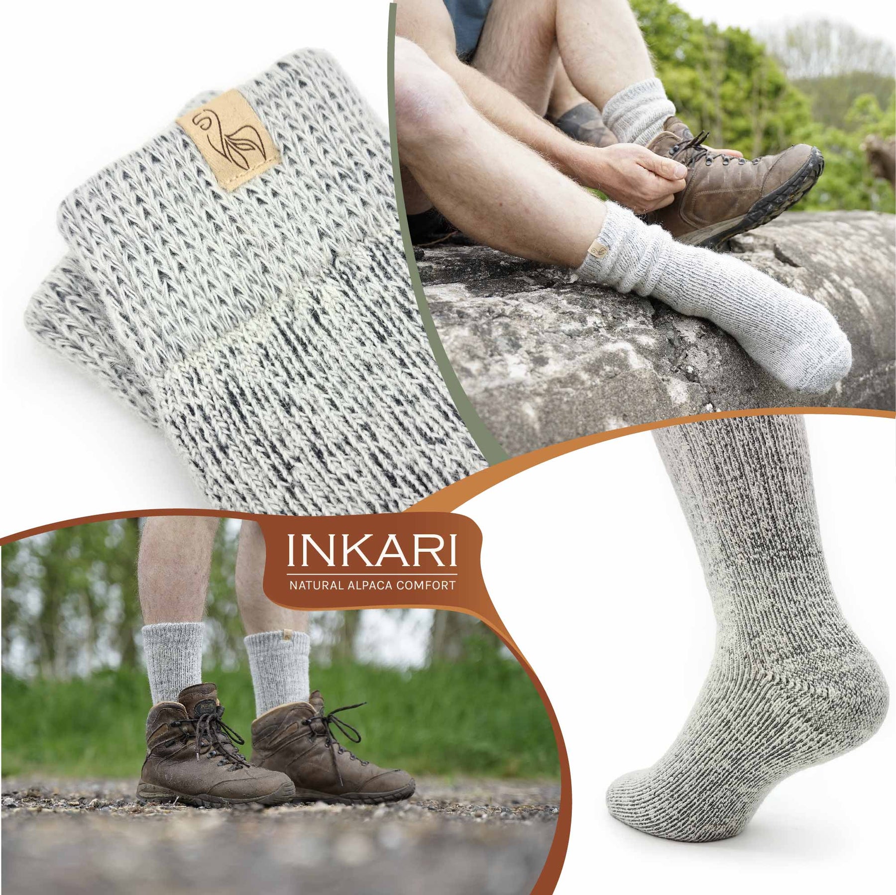 Alpaca Terry Loop Walking Socks - Arbon Socks
