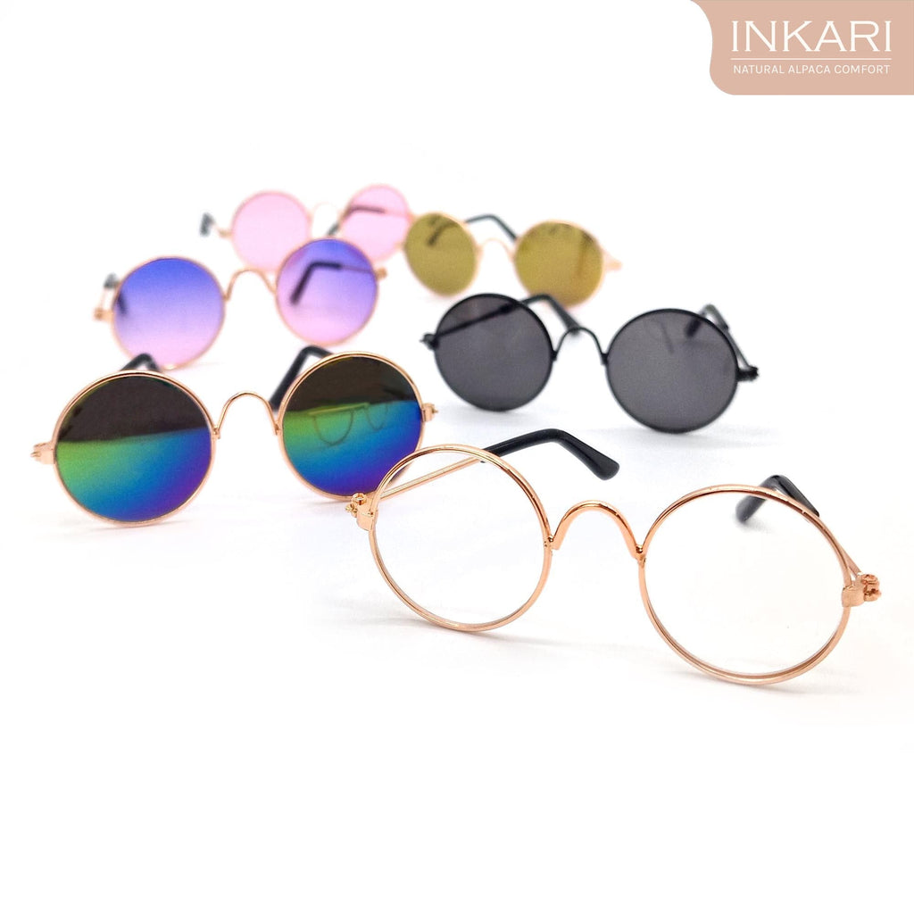 Inkari Alpaca Accessories - Colorful glasses for funny alpacas!
